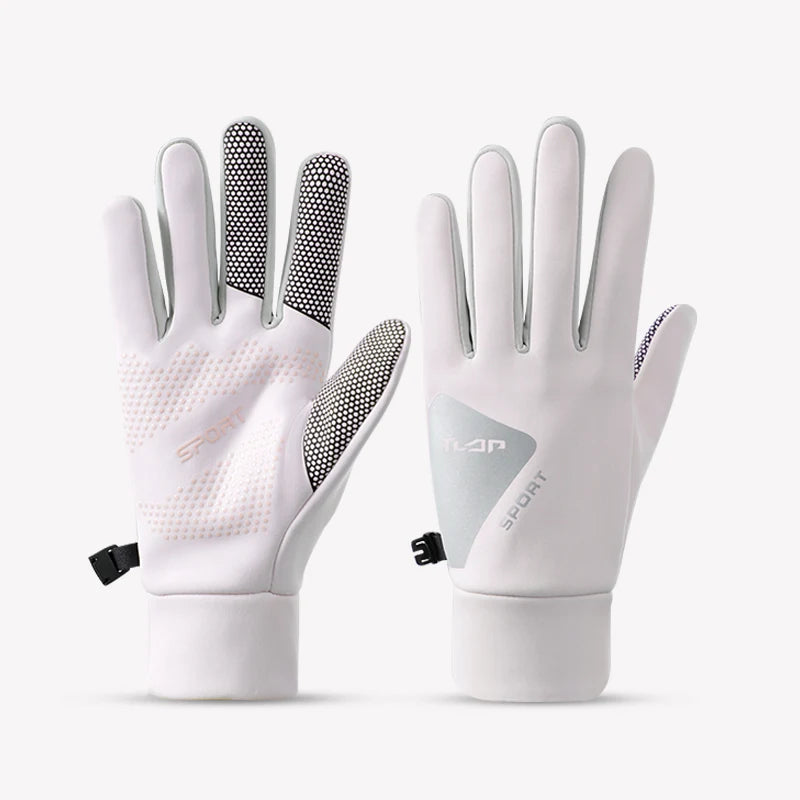 High Elasticity Anti-slip Custom Women Men Warm Plush Lining Waterproof Touchscreen Winter Gloves