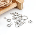 No Tarnish Stainless Steel Open Loop Ring DIY Accessories Connection Jump Ring Jewelry Findings Split Rings
