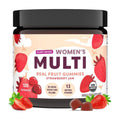 Hot Selling OEM Vegan Women's Real Fruit Multivitamins Gummies Supported Strawberry Gummy Candies for Adults