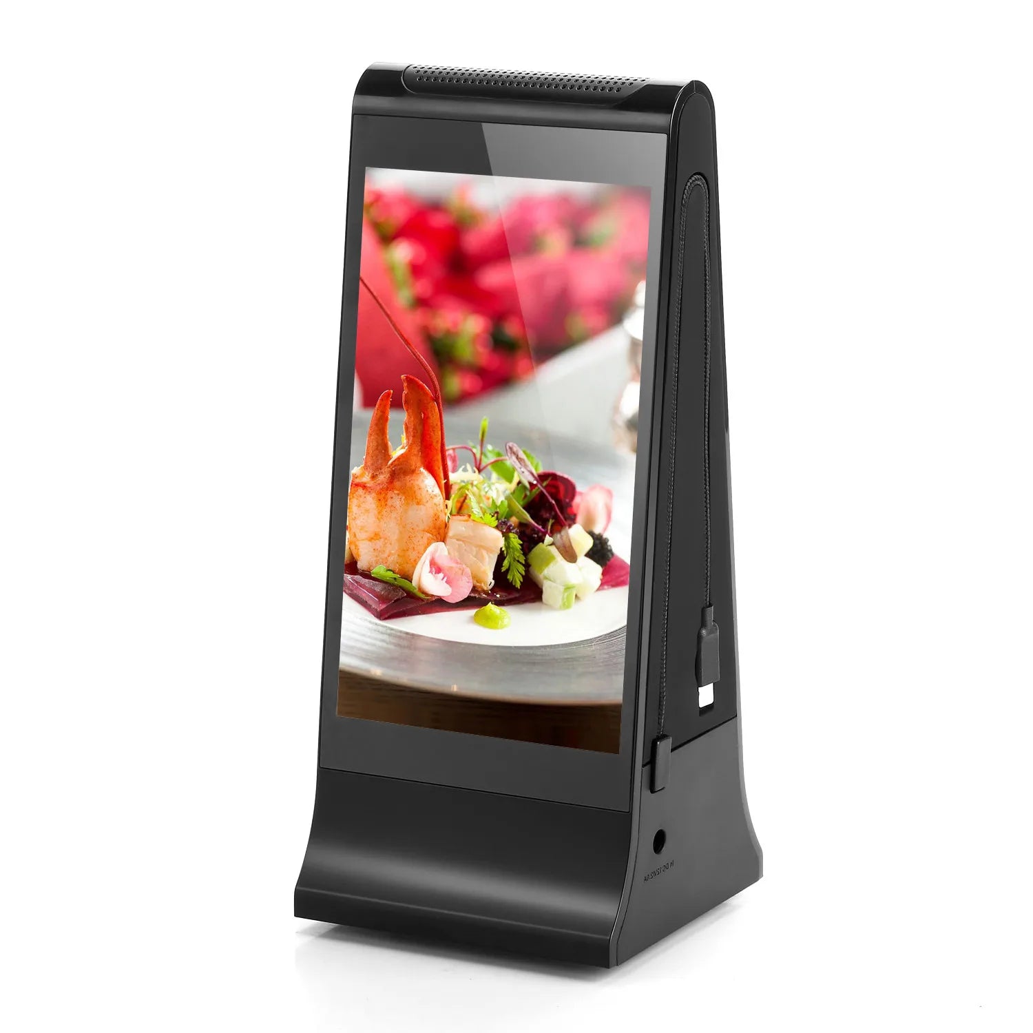 FYD-868SD Portable Double Sides 7 Inch LCD Touch Screen CMS Remotely Control Restaurant Digital Menu Signage Advertising Display