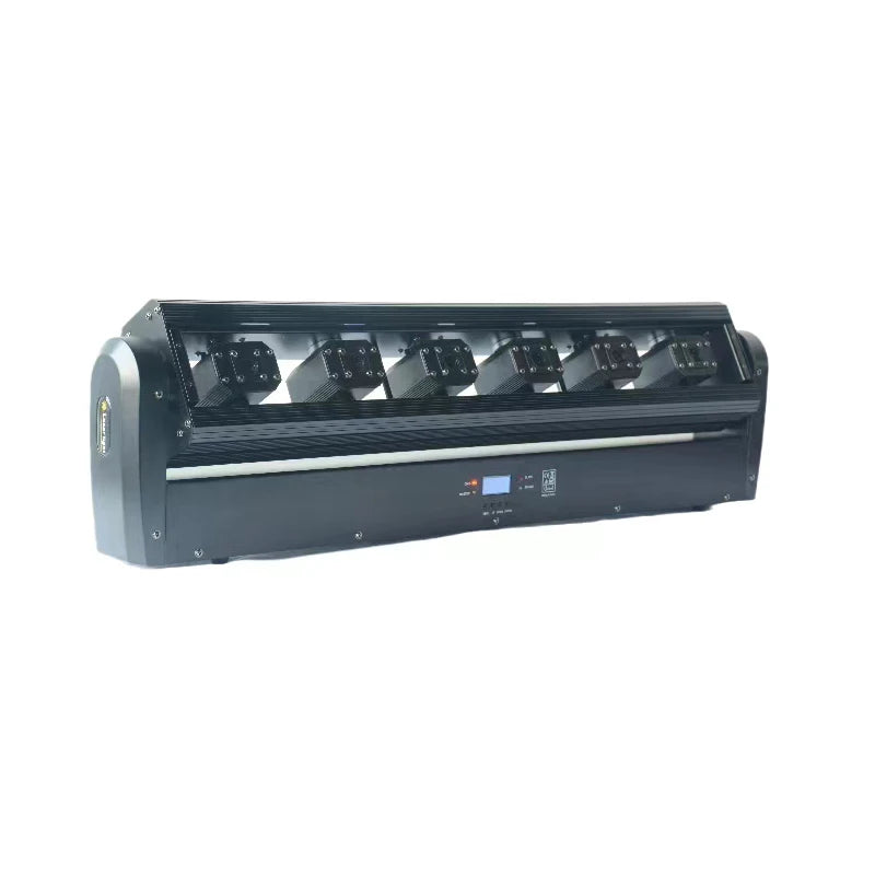 Red Color Moving Head Pixel Control Light Stage 6 Eyes Laser Bar for DJ Night Club Lighting