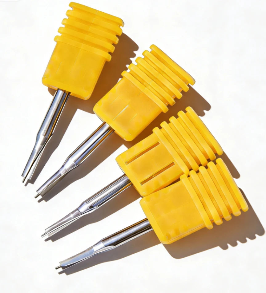 Mini Word Letter Cutter One Flute Spiral Carbide Cnc Router Bits Borderless Character Endmill LED Diffuser a Series