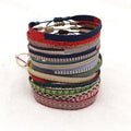 Go2boho 2022 Bohemian Cute Style Adjustable Geometry Webbing Armband Fashion Cuff Bracelet Men Women Handmade Muslim Anniversary