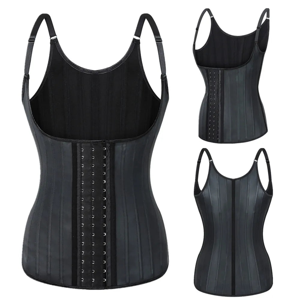 High Quality Women Body Shaper Shapewear Corset Belly Slimming Belt Girdle Latex Waist Trainer Vest
