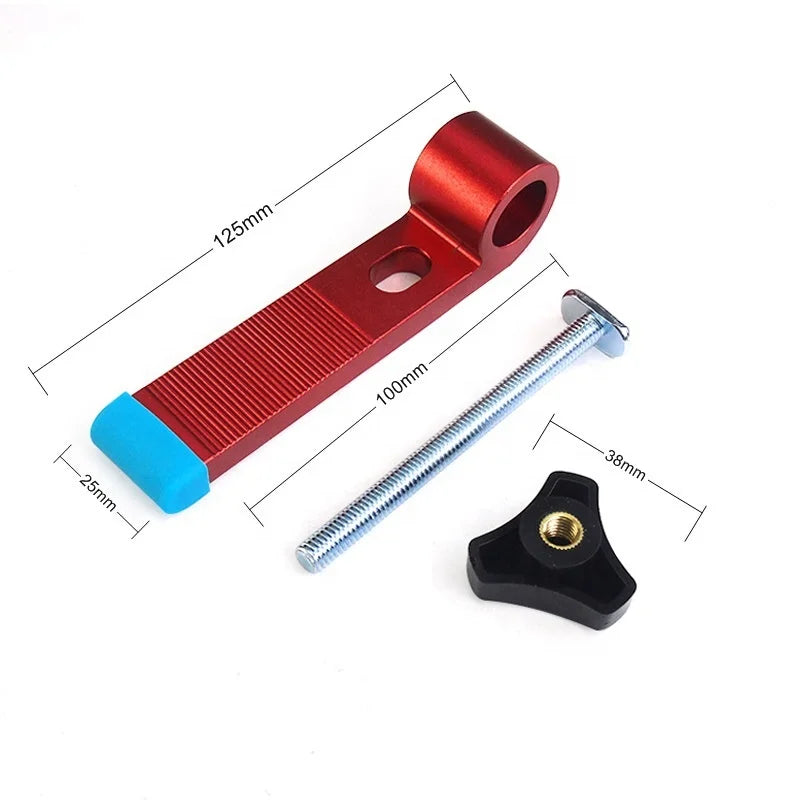 M8 Zinc Plated Screw Handle for Woodworking Chute Plastic Handle with M8 Screw Box Packing