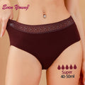 Wholesale Heavy Flow Leakproof Bragas Calzon Women Underwear Cotton Menstruelle Culotte Menstrual Pour Femme Period Panties