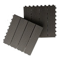 Modern Outdoor Interlocking Round Deck Tiles Waterproof Garden Floor Patio Easy-to-Install Dual Lock Outdoor Decking Tiles