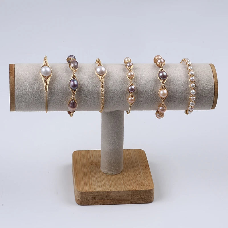 Handmade Freshwater Pearl Beads Adjustable Bracelet