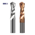 Custom Nisun Tools HRC70 Cemented Carbide 2-Flute Twist Drill Bit 3-20mm Solid/Internal Cooling Metal Cutting (Cast Iron/Carbon