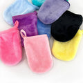 Microfiber Facial Cleansing Towel Cloth Reusable Makeup Remover Mitt