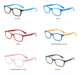 Tr90 Colourful Style Children Optical Ultralight Blue Light Kids Eyeglasses Frame Clear Eyewear for Reading