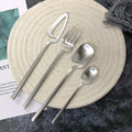 2021 Hot Selling Hanging Flatware Eco Friendly Cutlery Set Kitchen Knife Set Forks and Knives Set Hanging in a Cup