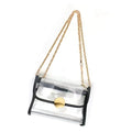 Women Crossbody Purse Bag Stadium Approved See Through Handbag for Concerts Sports Events Festivals