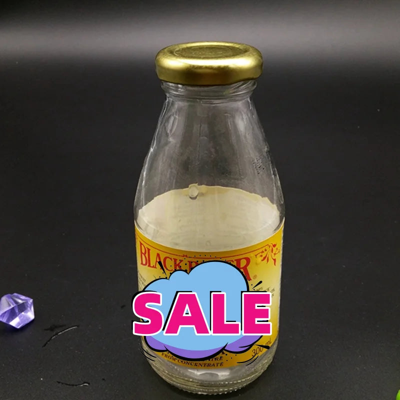 Hot Seller Reusable 300ml & 450ml Glass Drinking Bottle With Screw Lid Packaging Milk Tea Juice Coffee Latte Kombucha Beverages