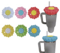 Hot Sale 0.4in Diameter Cute Silicone Straw Covers Cap for Stanley Cup Dust-Proof Drinking Straw Reusable Straw Tips Lids