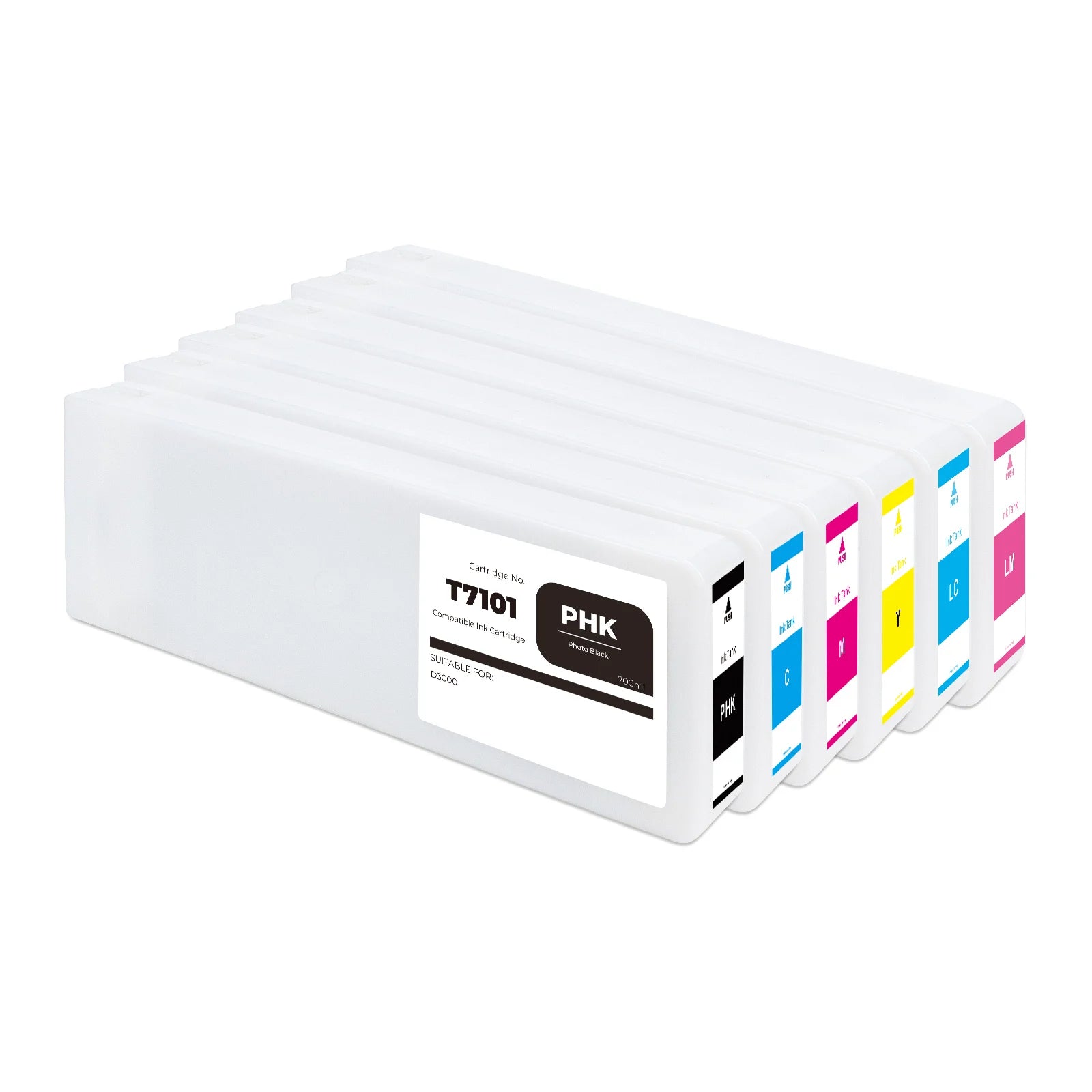 700ml T7101-T7106 Dye for Compatible for Surelab D3000 Printer