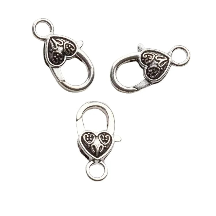Stainless Steel Lobster Clasp Lanyard Clips Hook DIY Metal Key Chains for Toys Keyring Chain Keying