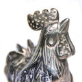 Huiying Hand carved 53*95mm stone gemstone pyrite cock statues