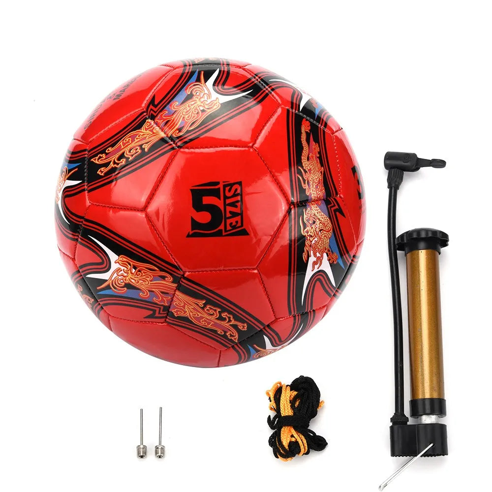 Official Size PU Soccer Ball High Quality Training and Match Football with Customized Logo Printed