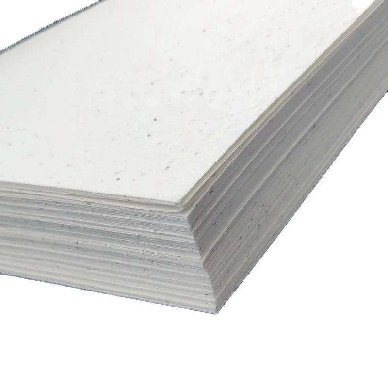 200gsm A4 Size Wholesale Plantable Seed Card Paper Handmade Style