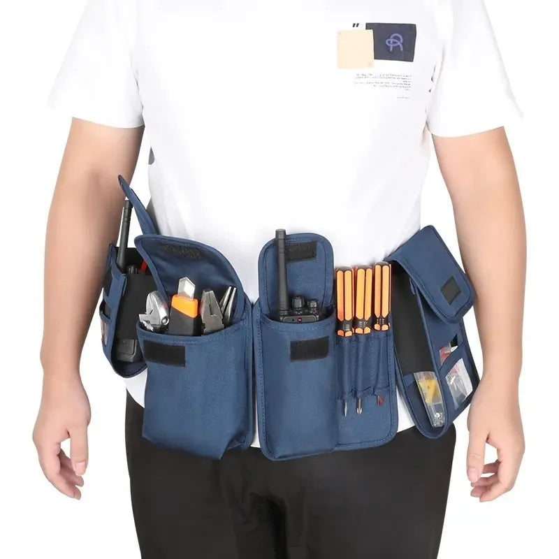 OEM Heavy Duty Adjustable Electrician Belt Professional Multi Pockets Waist Tool Bag