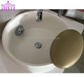White Ceramic Pedicure Wash Basin / Sink with Magnetic Jet