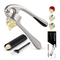 Hot Selling Portable Kitchen Accessories Manual Garlic Press Aluminium Alloy Garlic Crusher Handheld Squeezer for Pressed Garlic