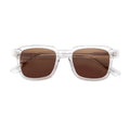 Retro Polarized Transparent Clear Acetate Sunglasses Men Women Brand Designer Sun Glasses UV400 Gafas De Sol