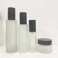 Factory Supply Frosted Flat Shoulder Face Glas BottleToner Sunscreen Spray Bottle Screen Printing Available 20ml 30ml 50ml 100ml