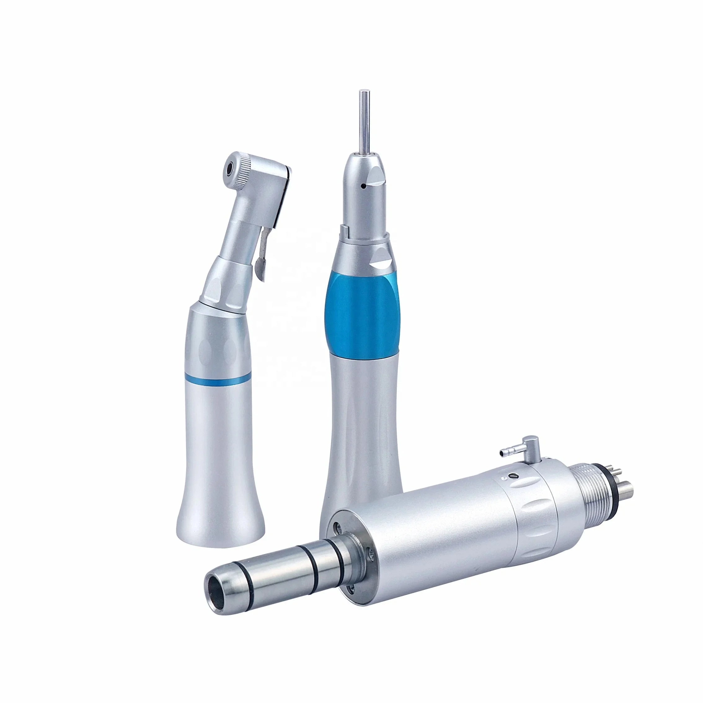 Dental Low Speed Handpiece Set EX-203C External Spray Air Motor Straight Handpiece Contra Angle Handpiece Set E Type 2/4 Hole