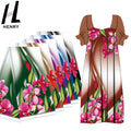 MuMu Dress Material 100% Polyester Fabric Popular Design for Garment Samoa Tropical