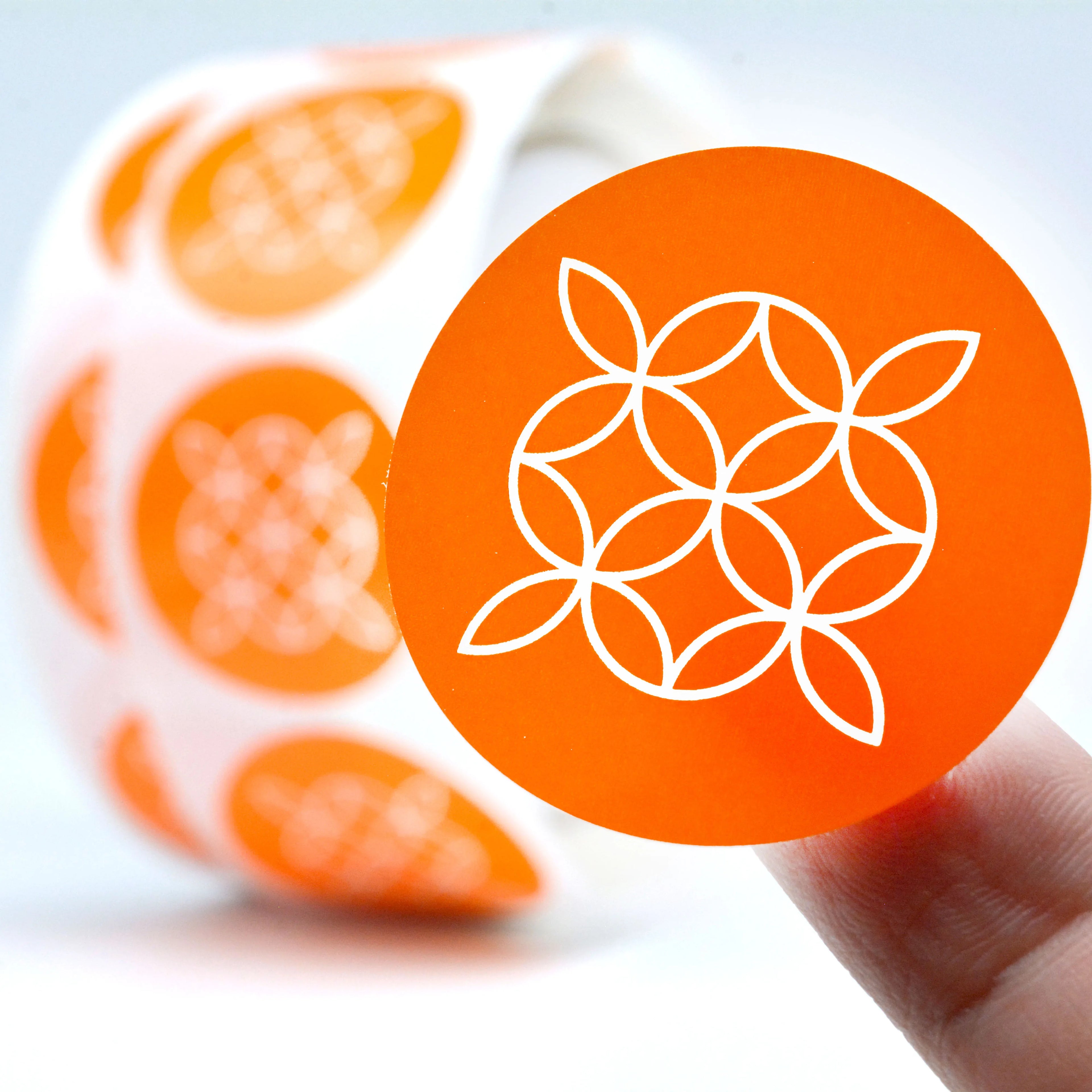 Private Logo Custom Seal Waterproof Packaging Labels Manufacturer Printed Sticker Roll