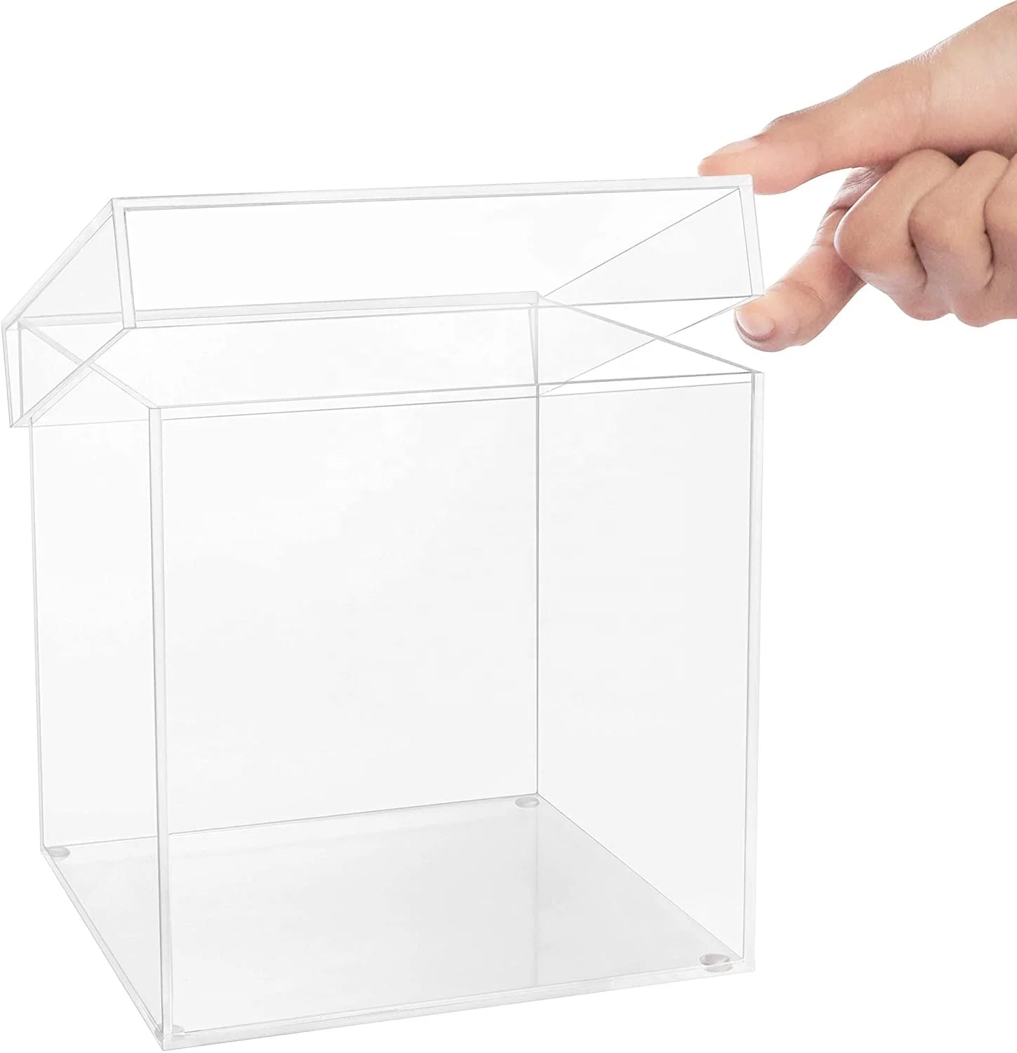 Acrylic Display Stand BoxMuseum Box CaseJewelry Book Showcase Dustproof Protection Showcase