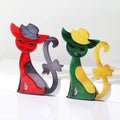 Fashion Cartoon Series Clothing Brooch Hat Two-Color Kitten Bow Tail Custom Acrylic Pin Cat Brooch for Men Women