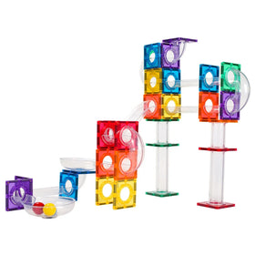 MNTL 3D Construction Marble Run100pcs Magnetic Tile Race Track Toy Educationalmagnetic Tiles Marble Run Toy EN71 ASTM