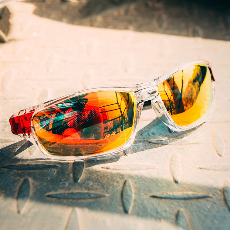 Hot Selling Sports Riding Mirror Glasses Custom Team Fashion Transparent Polarized Lens Custom Logo Uv400 Sunglasses