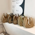 2023 New Style Shoulder Bag Women Larger Capacity Straw Weaving Women Tote Hand Bag Fashion Tote Shopping Bag