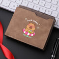 Men's Luxury Wallet Designer Cartoon Print Double-layer Men's Wallet with Multiple Card Slots PU Leather Men's Wallet