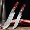 Professional Japanese VG10 Super Steel Core Stainless Steel Colored Wood Chef Knives Set for Kitchen Use