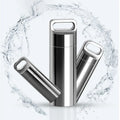 Titanium EDC Storage Box Mini Case Waterproof Bottle Perfume Holder Ash Vial Pendant Charm DIY Supplies