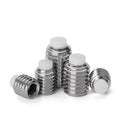 POM Nylon Tip Grub Screws China Manufacturer 304 Stainless Steel A2 M2 M3 X 5mm M6 X 12mm Hex Socket Set Screw
