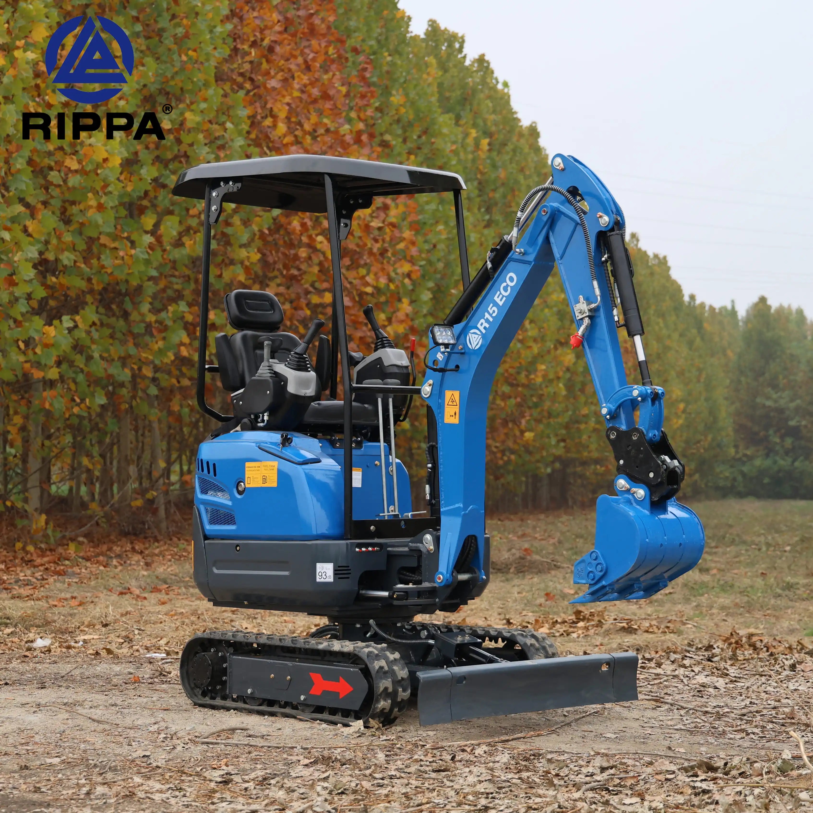Free Shipping Small Micro Excavators Orchard Crawler Hydraulic Agricultural Digger Price 1.5 Ton Mini Excavator