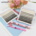 Wholesale DIY Segmented Cluster Eyelash Extension Mix Sizes 8-16mm Diy Lash Extensions Cluster Lash Kit Upper and Bottom Eyelash