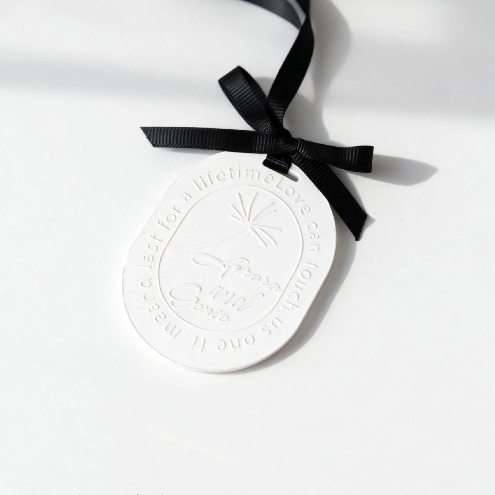 Logo Customized Solid Eco-Friendly Home Scented Ceramic Pendant Fragrance Essential Oils Diffuser Plaster Stone Factory Prices
