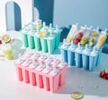 Custom Wholesale Silicone Reusable Ice Popsicle Molds Easy Release Popsicle Ice Maker