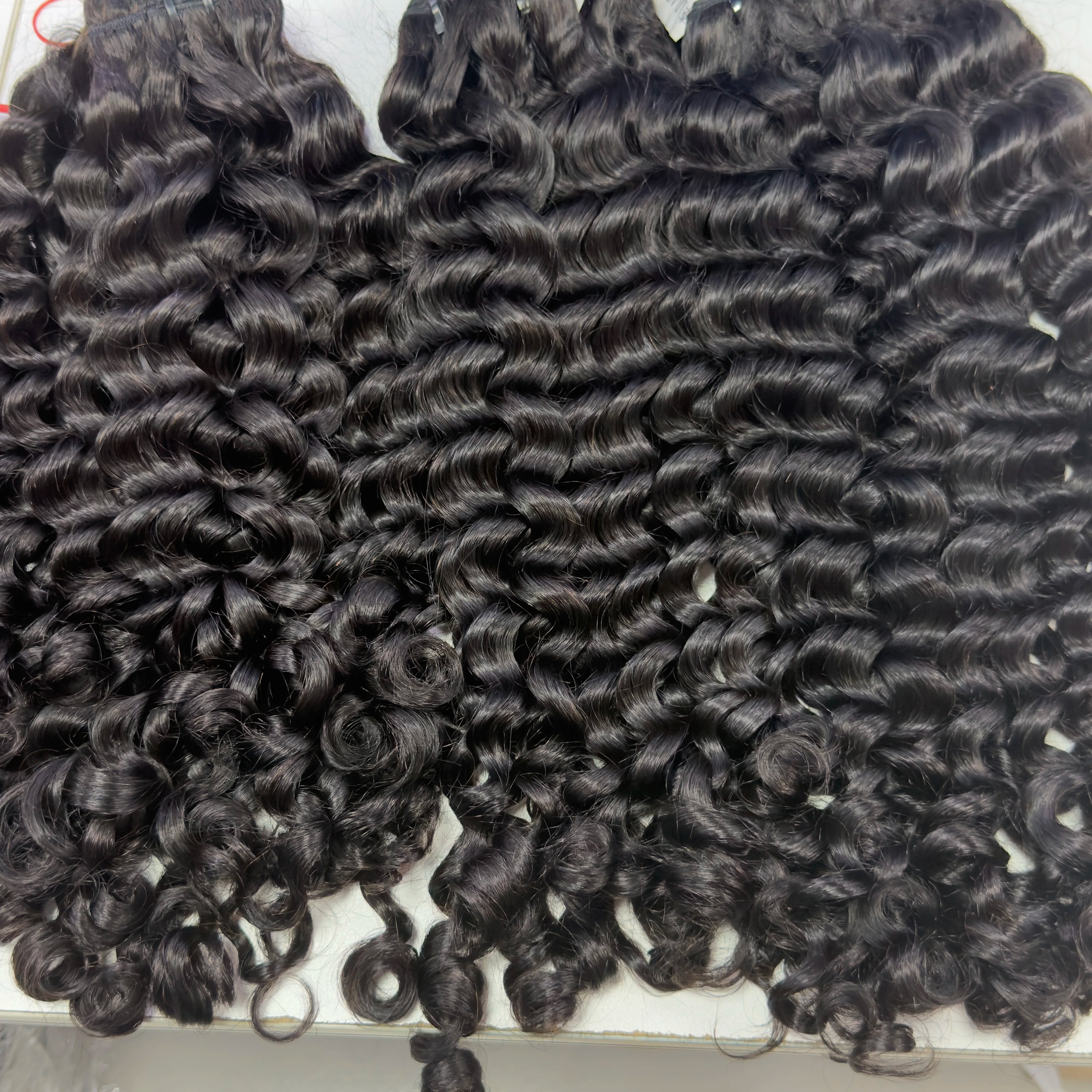 Raw Human Hair Extensions Indian Wave Curly Cambodian Natural Wave Straight Vietnamese Burmese Curly Raw Hair Bundles