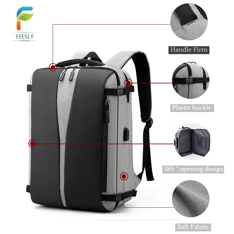 Waterproof Usb Charging Custom Travel Fashion Design Laptop Bag for Men Good Quality Backpack Student Bag