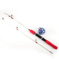 High Quality 2 Sections Fiberglass ultra Light  Bait Rod Casting Trout Ice Fishing Rods