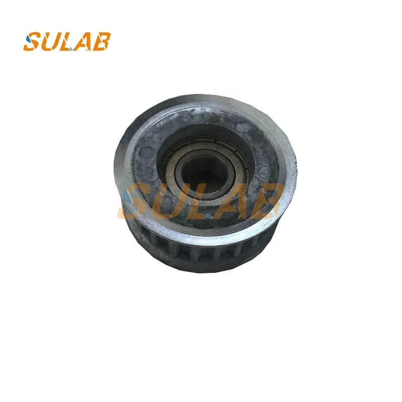 Elevator Door Roolers Motor Belt Roller Pulley Assembly Driving Wheel Driven Wheel Metal 6201Z Lift Parts Elevator Spare Parts