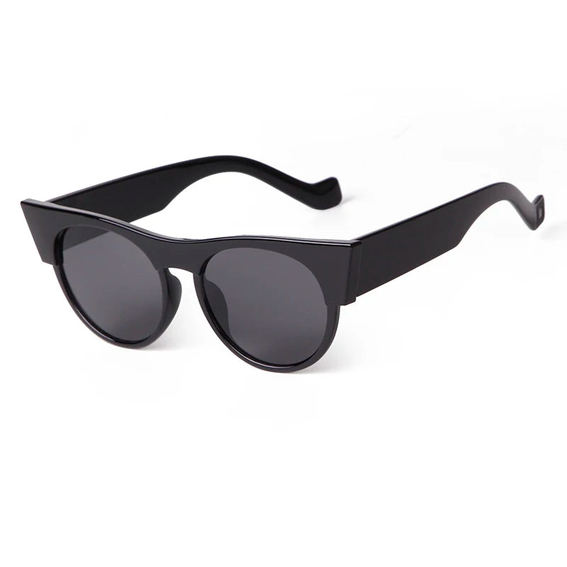 STY3561 Fashion Retro Black Wide Legs Sunglasses Women Vintage Uv Protection Sun Glasses Men Custom Driving UV400 Shades